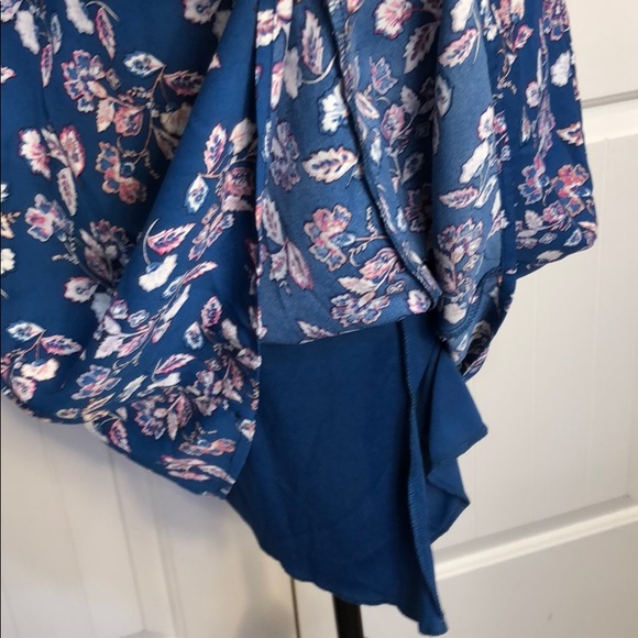 NWT Halter Blue peacock Dress Francescas Small - Picture 7 of 8